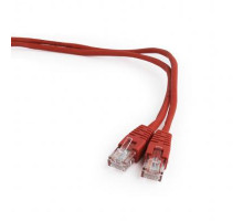 Патч-корд 0.5м, UTP, cat.5e, CCA, red Cablexpert (PP12-0.5M/R)