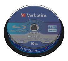Диск BD Verbatim DL 50Gb 6x Cacke 10шт (43746)