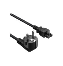 Кабель живлення C5 1.0m black ColorWay (CW-CBP084-BK)