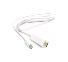 Кабель мультимедійний miniDisplayPort (M) to HDMI (M) 1.0m PowerPlant (CA912131)