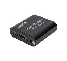 Пристрій захоплення відео PowerPlant HDVC4 HDMI Audio, 4k/30hz (CA914159)