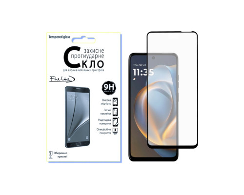 Скло захисне Fine Line Full Glue Motorola G05 Black (FL-TGFG-396)