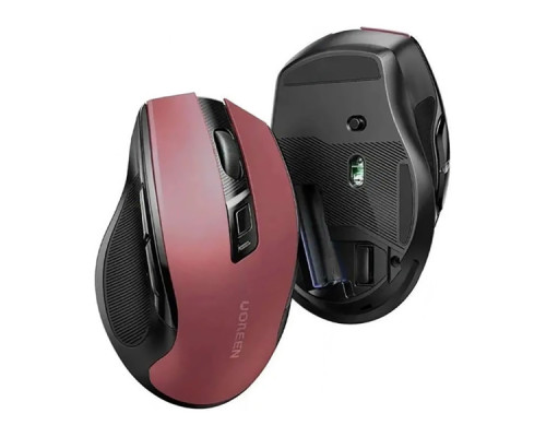 Мишка Ugreen MU006 Ergonomic Wireless Red/Black (25752)
