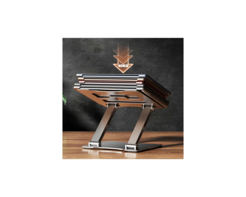 Підставка до ноутбука RTAKO RS-CP75A Dual-Layer Carbon Steel Laptop Stand (6930539527331)