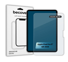 Скло захисне BeCover Matte Anti-Glare Apple iPad Pro 11" M5 2025 (715948)