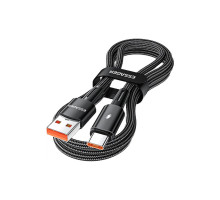 Дата кабель USB 2.0 AM to USB-C 1.0m 120W black Essager (EXC120-CG01-P)