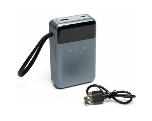 Батарея універсальна Hölmer NRG-03 Hippo 20000mAh 65W Black (NRG-03 Hippo)