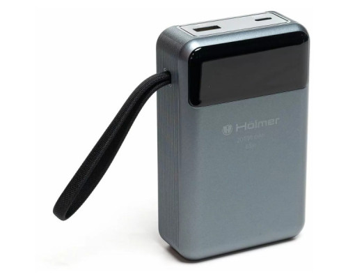 Батарея універсальна Hölmer NRG-03 Hippo 20000mAh 65W Black (NRG-03 Hippo)