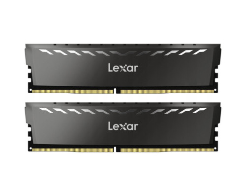 Модуль пам'яті для комп'ютера DDR4 16GB (2x8GB) 3200 MHz Thor Dark Gray Lexar (LD4BU008G-R3200GDXG)