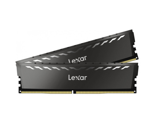 Модуль пам'яті для комп'ютера DDR4 16GB (2x8GB) 3200 MHz Thor Dark Gray Lexar (LD4BU008G-R3200GDXG)