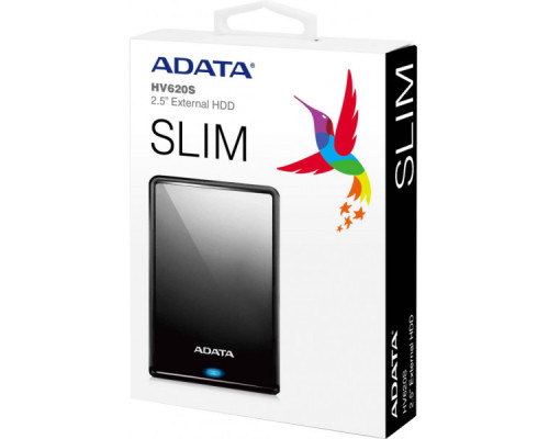 Зовнішній жорсткий диск 2.5" 2TB ADATA (AHV620S-2TU31-CBK)