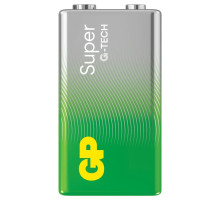 Батарейка Gp Крона Super Alcaline 6LF22 9V * 1 ПВХ плівка (1604A-5UE1 / 4891199216282)