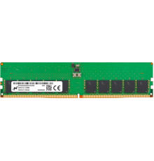 Модуль пам'яті для сервера Micron 32GB DDR5 ECC UDIMM 2Rx8 5600 CL46 (16Gbit) (Single Pack) (MTC20C2085S1EC56BR)