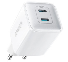 Зарядний пристрій Anker PowerPort 521 Nano Pro - 40W 2xUSB-C PIQ3.0 White (A2038G21)