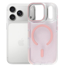 Чохол до мобільного телефона BeCover FIBRA Star Shine MagSafe Apple iPhone 17 Pro Max Light Pink (715435)