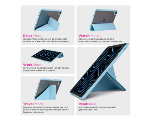 Чохол до планшета Armorstandart Y-Type PEN Redmi Pad Pro / Poco Pad Blue (ARM85543)