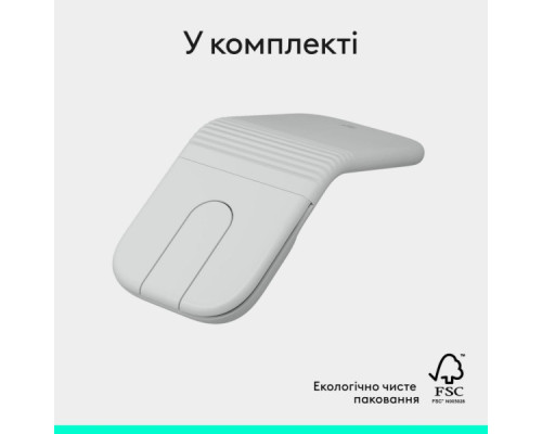 Мишка Logitech Mobi Fold Bluetooth Off-White (910-007631)