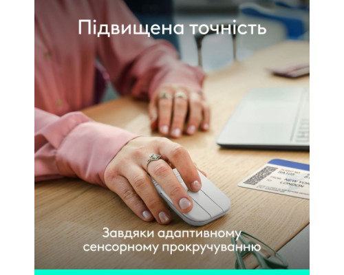 Мишка Logitech Mobi Fold Bluetooth Off-White (910-007631)