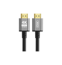 Кабель мультимедійний HDMI M to HDMI M 5.0m V2.0 black XO (GB017B-HDMI.tranish)