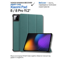 Чохол до планшета BeCover Smart Case Xiaomi Pad 8 / 8 Pro 11.2" Dark Green (714583)