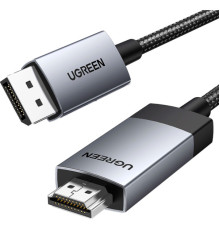 Кабель мультимедійний DisplayPort M to HDMI M 1.0m V2.0 4K60Hz DP119 black Ugreen (15773)