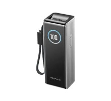 Батарея універсальна EcoFlow RAPID Power Bank 25000mAh with cables silver (EF-RAPID25K100W-S-EU)