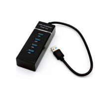 Концентратор Voltronic USB 3.0 to 4xUSB black (NX-UH-303B)