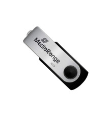 USB флеш накопичувач Mediarange 32GB Black/Silver USB 2.0 (MR911)