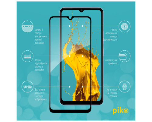 Скло захисне Piko Full Glue Xiaomi Redmi A3 Black (1283126591228)