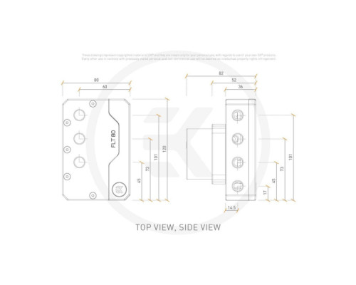 Помпа для СРО Ekwb EK-Quantum Kinetic FLT 80 D5 PWM D-RGB - Plexi (3831109851166)