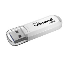 USB флеш накопичувач Wibrand 128GB Marten White USB 3.2 Gen 1 (USB 3.0) (WI3.2/MA128P10W)