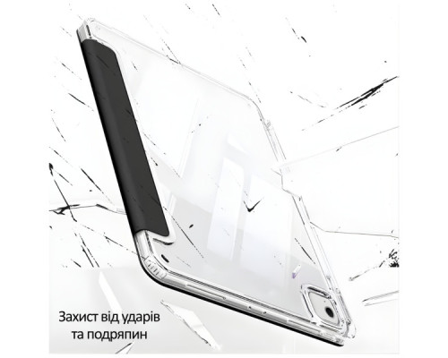 Чохол до планшета BeCover Ultra Slim Origami Transparent Apple iPad Air 13" M4 2026 Black (715287)