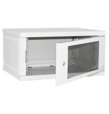 Шафа настінна Ipcom 4U, 600*350, RAL7035 (СН-4U-060х035-ДС-7035)