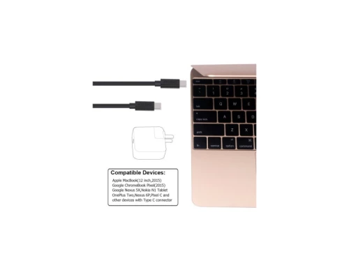 Дата кабель USB-C to USB-C 2.0m Choetech (CC0003)