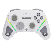 Геймпад Ajazz GP100 2.4G/BT/USB Switch/PC/iOS/Android RGB White (GP100-W)
