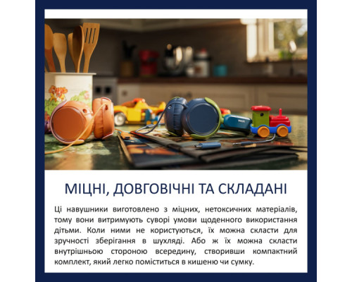 Навушники Philips TAK2000CT/00 USB-C/3,5 мм Blue/Green (TAK2000CT/00)