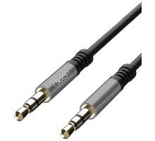 Кабель мультимедійний 3.5mm M to 3.5mm M 1.0m black XO (XO-NB121)