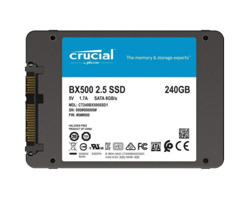 Накопичувач SSD 2.5" 240GB Micron (CT240BX500SSD1)