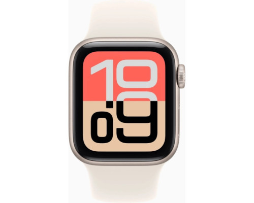 Смарт-годинник Apple Watch SE 3 GPS + Cellular 40mm Starlight Aluminium Case with Starlight Sport Band - S/M (MEP64RK/A)