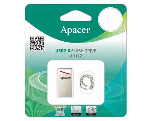 USB флеш накопичувач Apacer 16GB AH112 USB 2.0 (AP16GAH112R-1)