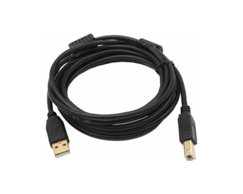 Кабель для принтера USB 2.0 AM/BM 1.8m ferrite black Voltronic (YT-AM/BM-1.8B)