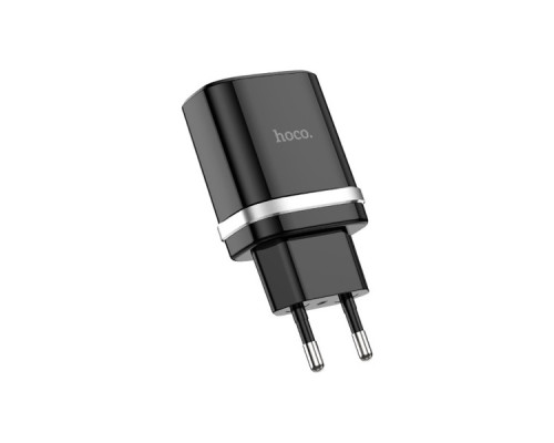 Зарядний пристрій HOCO C12Q Smart USB QC3.0 18W Black (6931474716255)