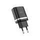 Зарядний пристрій HOCO C12Q Smart USB QC3.0 18W Black (6931474716255)