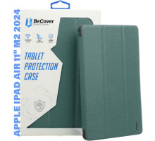 Чохол до планшета BeCover Tri Fold Soft TPU Silicone Apple iPad Air 11" M2/M3 (2024/2025) Dark Green (711406)