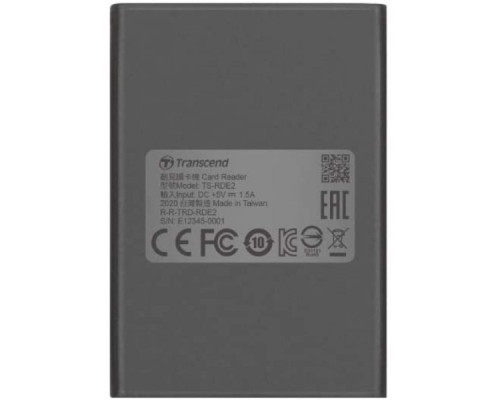 Зчитувач флеш-карт Transcend USB 3.2 Gen 2x2 Type-C CFexpress (TS-RDE2) Зчитувач флеш-карт Transcend USB 3.2 Gen 2x2 Type-C CFexpress (TS-RDE2)