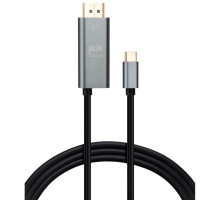 Кабель мультимедійний USB-C to DisplayPort M 1.5m v1.2 4K60Hz PD 100W port Vinga (VCPVCCD1215PD)