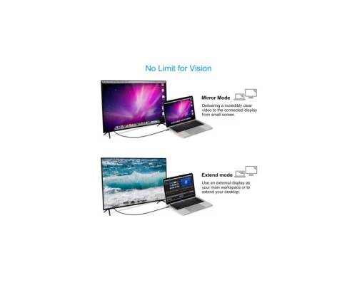 Кабель мультимедійний USB-C to HDMI 3.0m 4K 30Hz Choetech (XCH-0030BK) Кабель мультимедійний USB-C to HDMI 3.0m 4K 30Hz Choetech (XCH-0030BK)