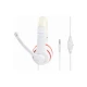 Навушники Gembird MHS-03 White/Red (MHS-03-WTRD)