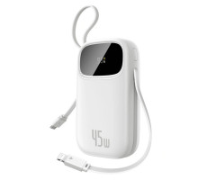 Батарея універсальна Baseus 10000mAh EnerFill FC31 Qpow 3 45W PD/3.0 QC/4.0 White (E0028C01)