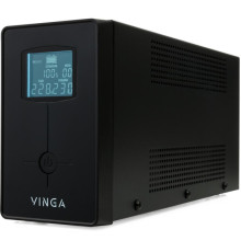 Пристрій безперебійного живлення Vinga LCD 600VA metal case with USB (VPC-600MU)